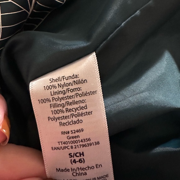 Time and Tru teal Quilted Jacket - Picture 6 of 6